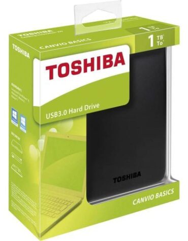 Toshiba 1TB External Hard Drive - Black