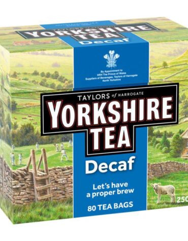 Yorkshire Tea Decaf, 80 Tea Bags