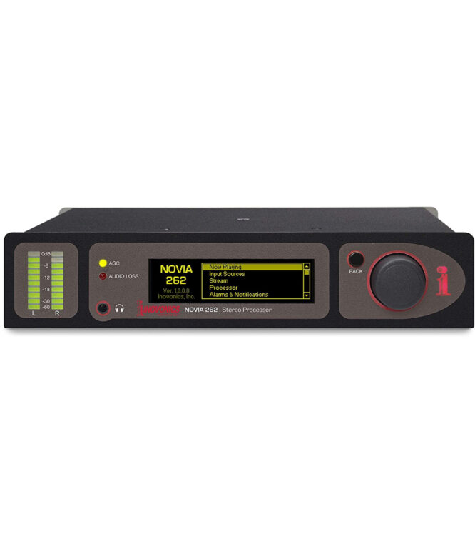 262 NOVIA INOVONICS Dual-Mode Stereo Audio Processor
