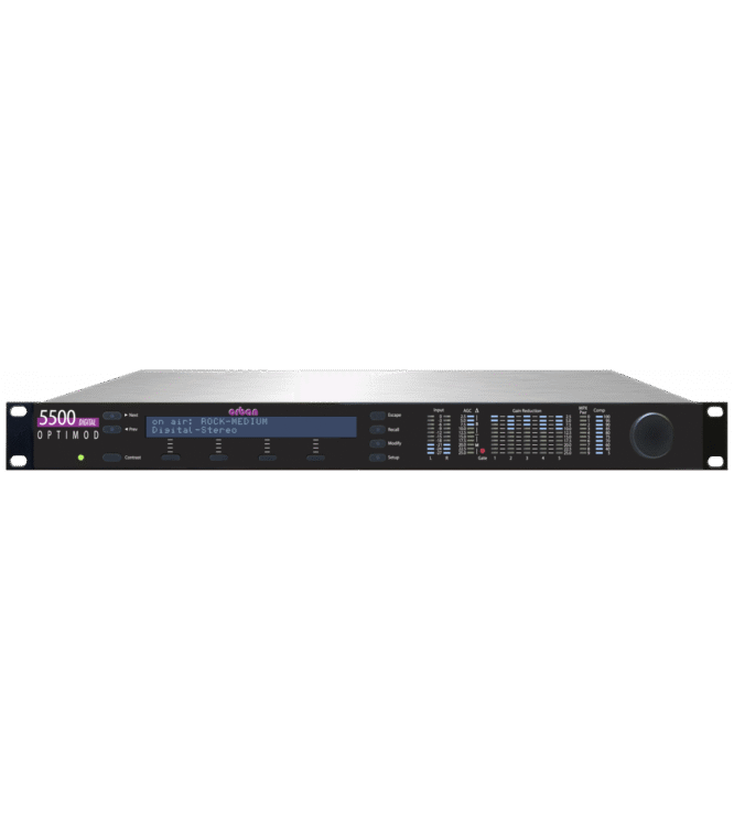 5500i OPTIMOD Orban Audio Processor FM Broadcast