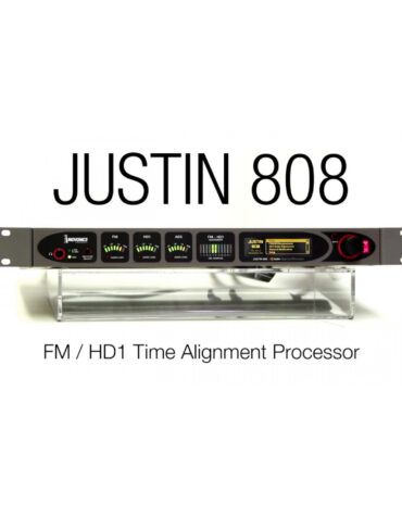 808 JUSTIN FM/HD INOVONICS PROCESSORE PER ALLINEAMENTO RADIO