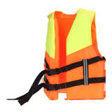 A C R Classic Swimming Vest - Orange/Green