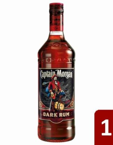 Captain Morgan Dark Rum - 1 L