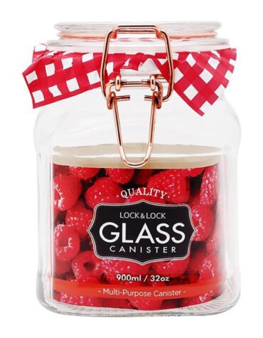 Glass Storage Jar With a Seal 1000ML