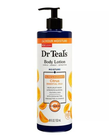Dr Teal's Body Lotion Citrus With Vitamin C, Cocoa Butter, Shea Butter