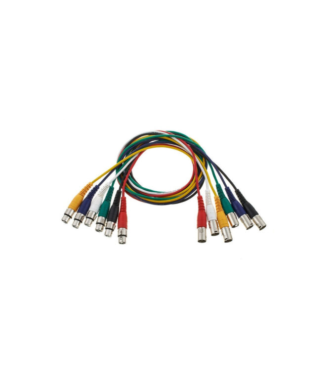 Cable audio the sssnake XLR Patchcable 1,5 x 6 Pack