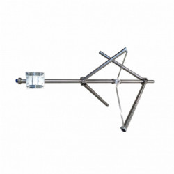 Circular polarisation Stainless Steel Antenna, 2500 Watt, 7/16 Connector