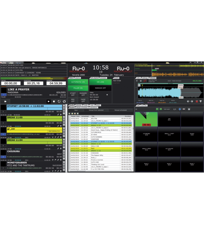 PC with Software WS Flu-O Standard-AES/EBU
